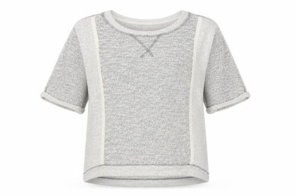 Womens UK Size S H&M Grey Basic T-Shirt