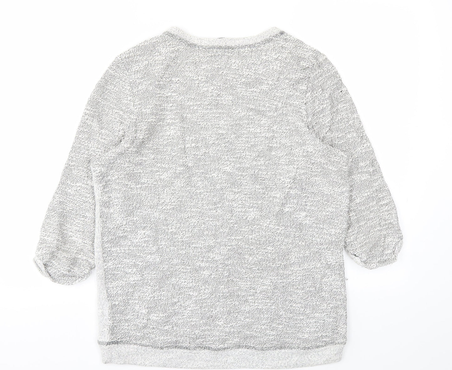 Womens UK Size S H&M Grey Basic T-Shirt