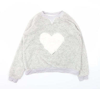 Primark Womens Grey Geometric  Top Pyjama Top Size L