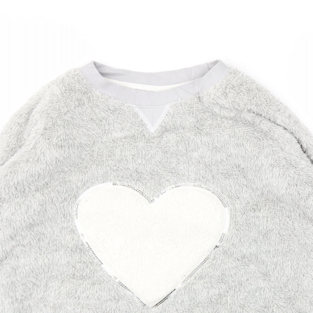 Primark Womens Grey Geometric  Top Pyjama Top Size L