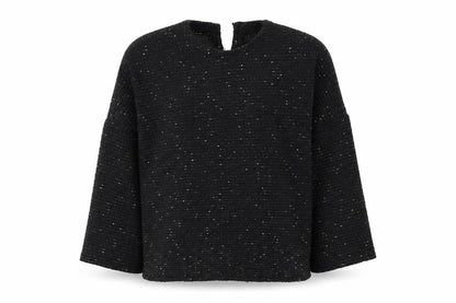 Womens UK Size XS Zara Black Basic T-Shirt