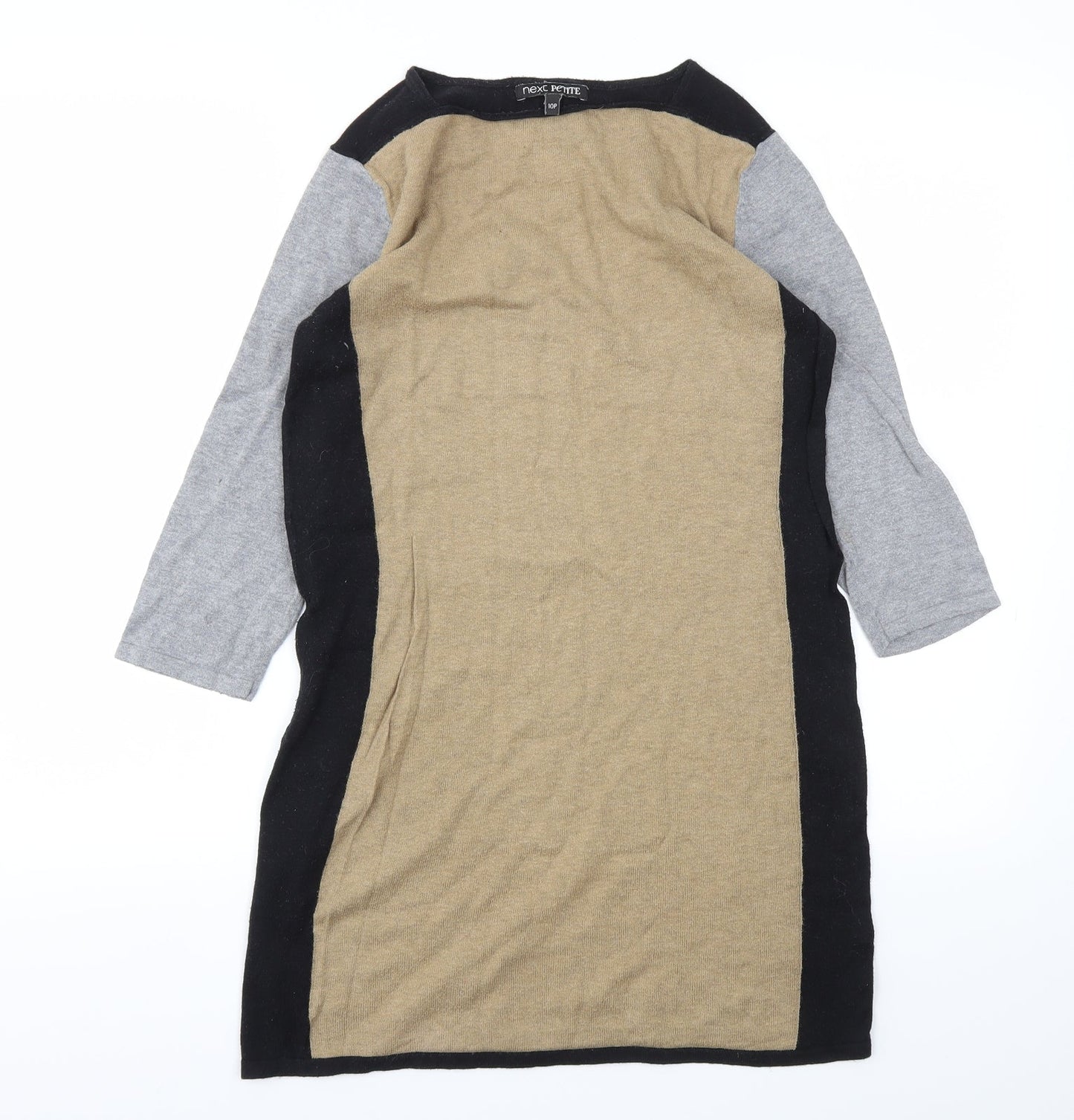 NEXT Womens Black Houndstooth  A-Line  Size 10