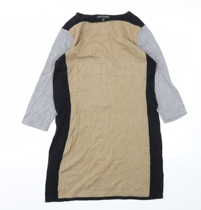 NEXT Womens Black Houndstooth  A-Line  Size 10