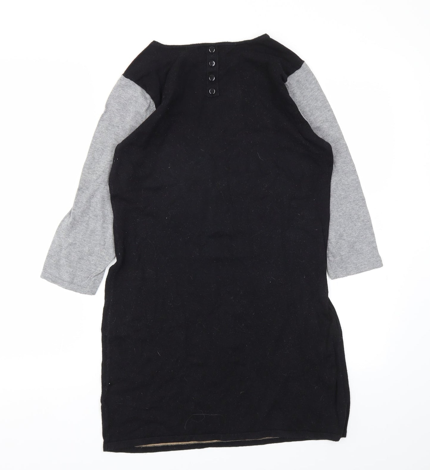 NEXT Womens Black Houndstooth  A-Line  Size 10