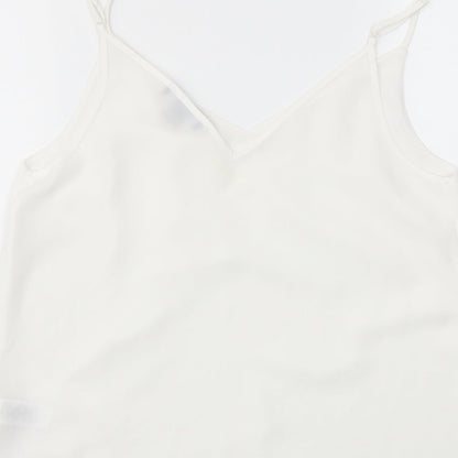 Primark Womens White   Basic Blouse Size 12