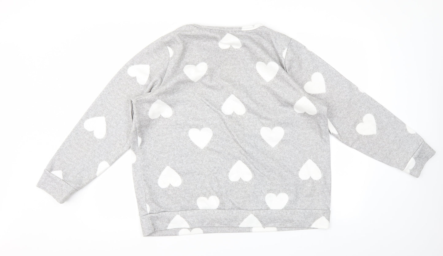 Womens UK Size 16 VERY Grey Pullover Jumper