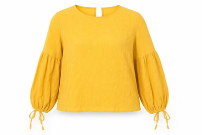Womens UK Size 10 New Look Orange Basic Blouse