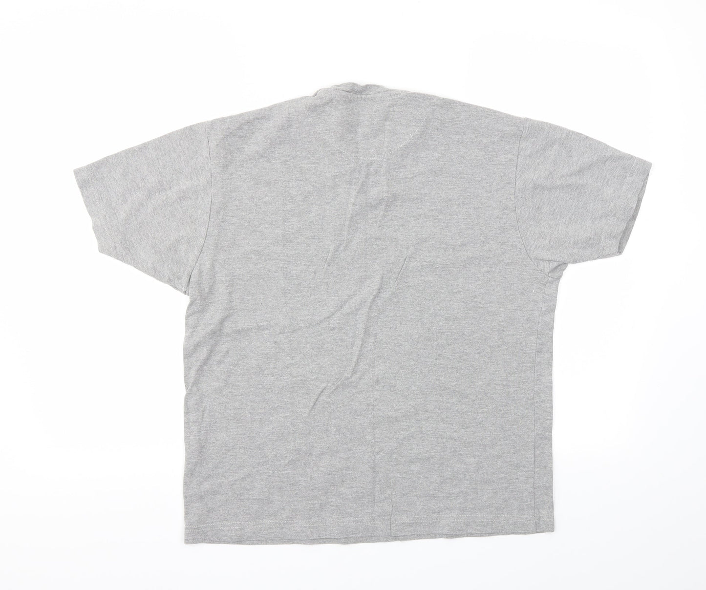 Mens UK Size S Cedar Wood State Grey  T-Shirt