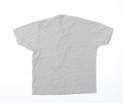 Mens UK Size S Cedar Wood State Grey  T-Shirt