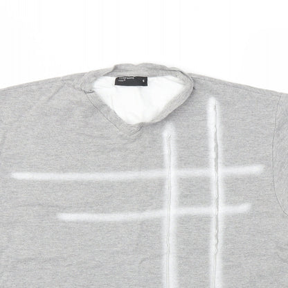Mens UK Size S Cedar Wood State Grey  T-Shirt