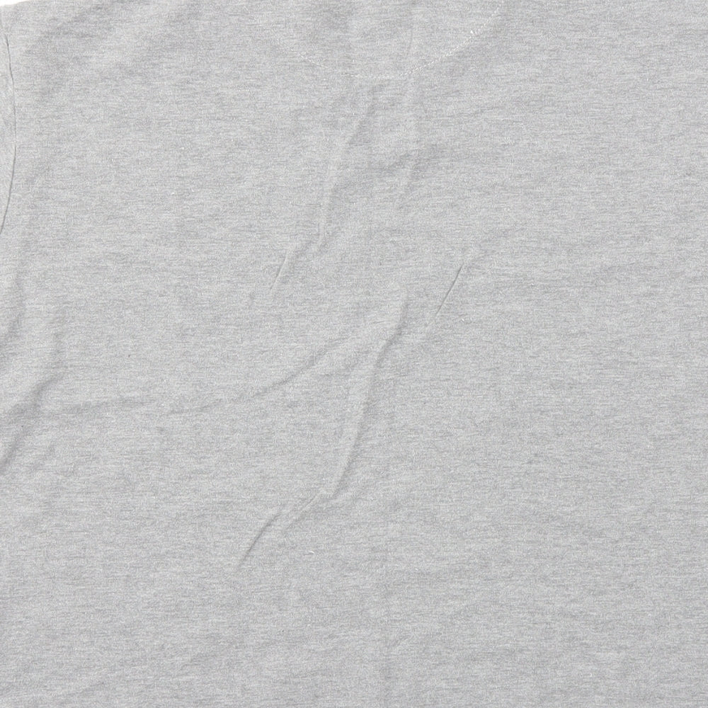 Mens UK Size S Cedar Wood State Grey  T-Shirt