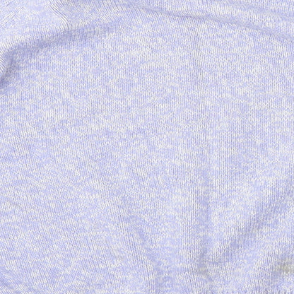 Womens UK Size S Joie De Vivre Purple Pullover Jumper