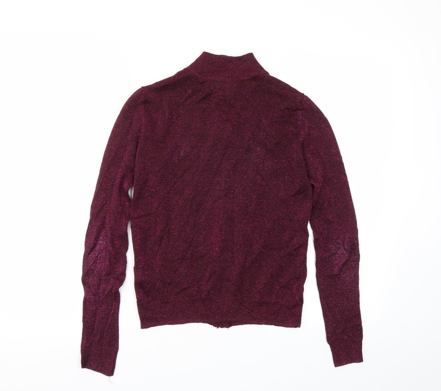 Primark Womens Purple   Full Zip Jumper Size 6
