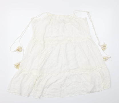 George Womens Ivory   Fit & Flare  Size M