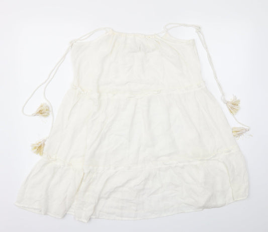 George Womens Ivory   Fit & Flare  Size M