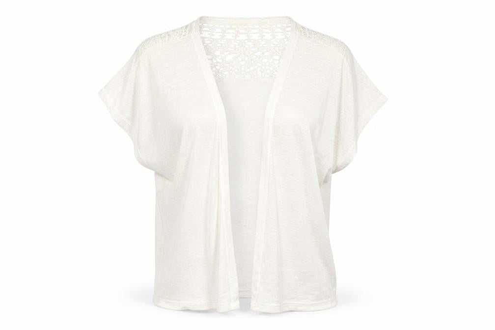 Womens UK Size L Dorothy Perkins White Cardigan Jumper