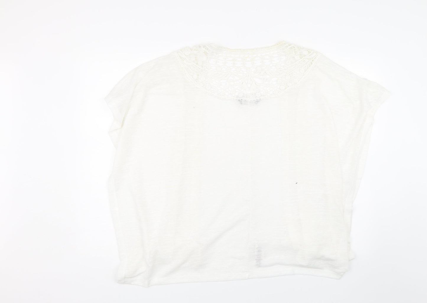 Womens UK Size L Dorothy Perkins White Cardigan Jumper