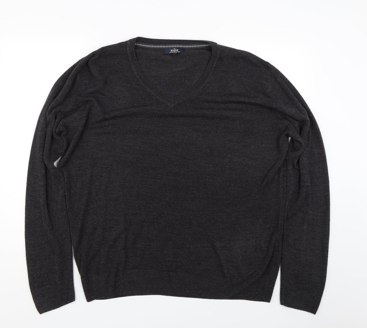 Easy Mens Grey   Pullover Jumper Size XL
