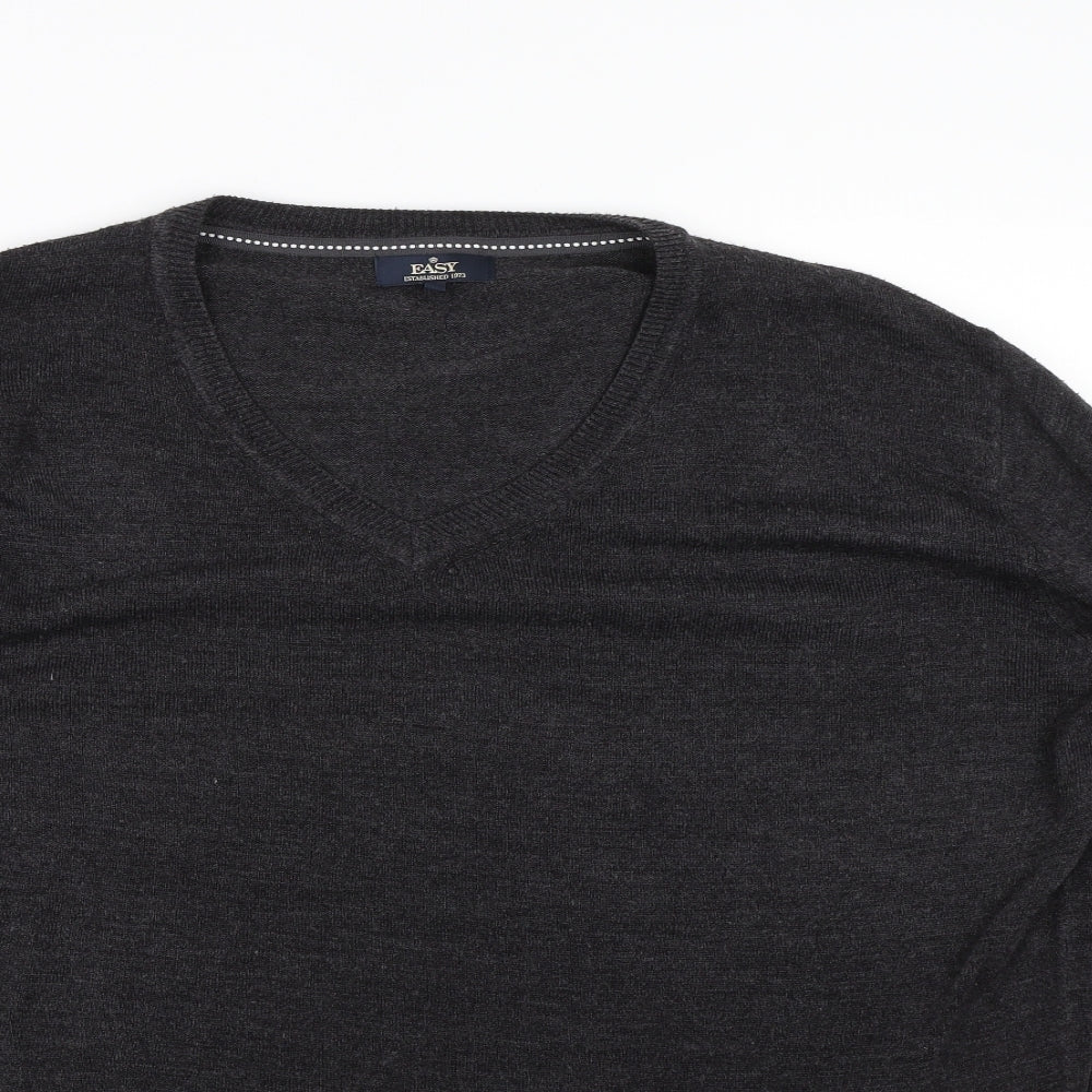 Easy Mens Grey   Pullover Jumper Size XL