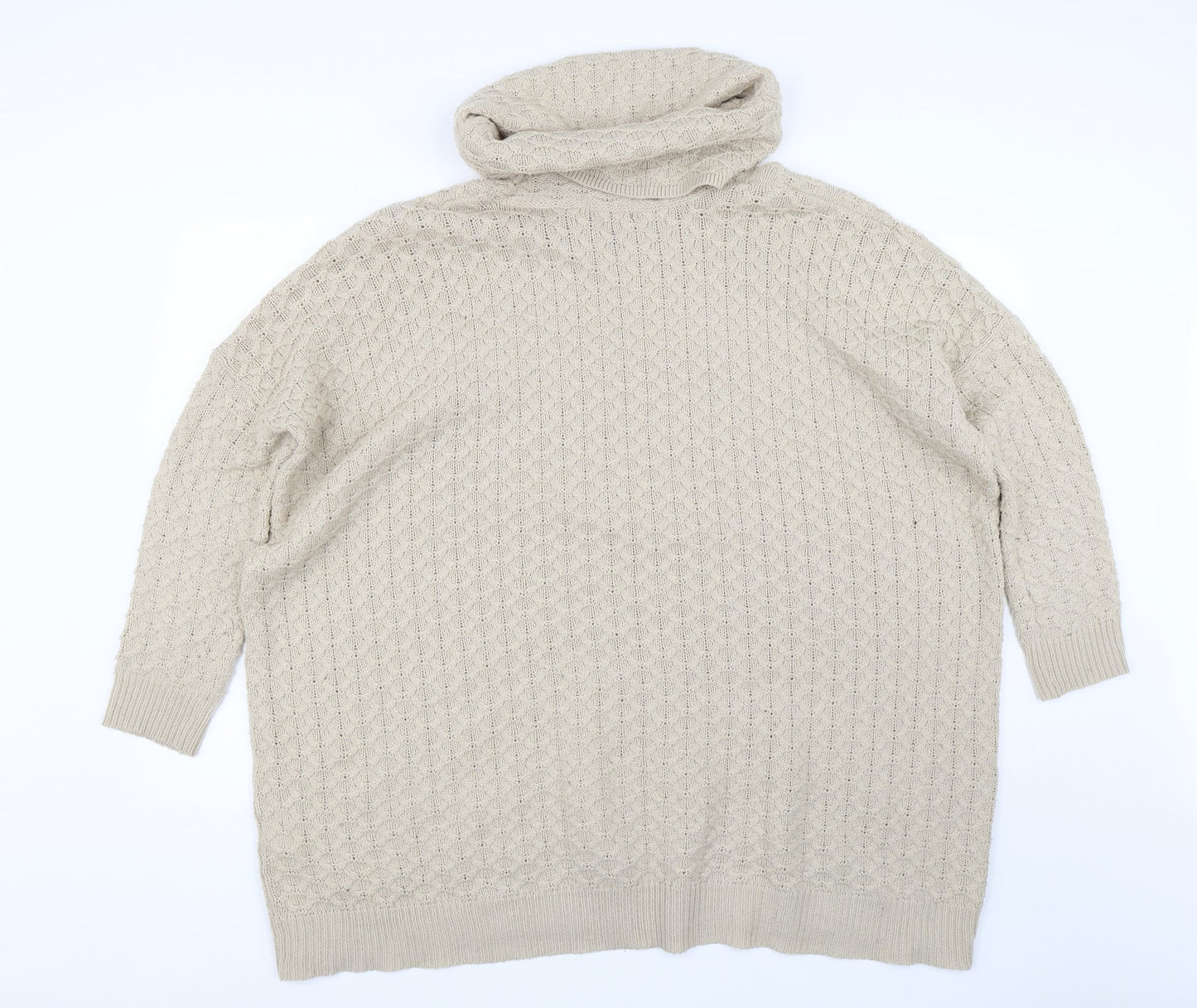 Womens UK Size S H&M Brown Pullover Jumper