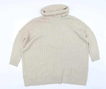 Womens UK Size S H&M Brown Pullover Jumper