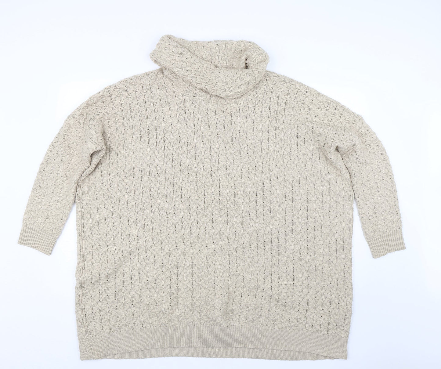 Womens UK Size S H&M Brown Pullover Jumper