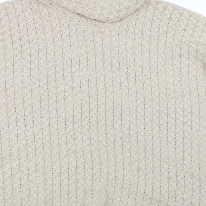 Womens UK Size S H&M Brown Pullover Jumper