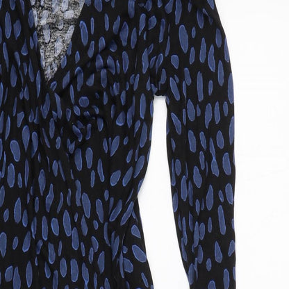 George Womens Blue Animal Print  Cardigan Jumper Size 10