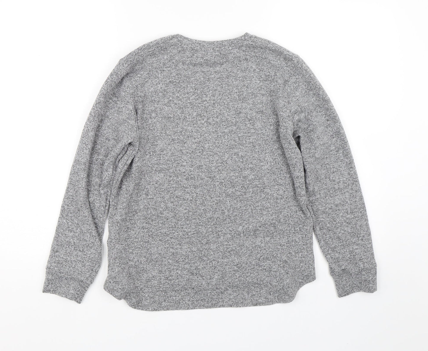 Matalan Girls Grey   Pullover Jumper Size 12 Years  - Love