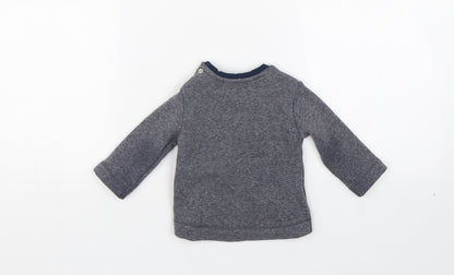 George Baby Grey   Pullover Jumper Size 3-6 Months  - Dinosaur