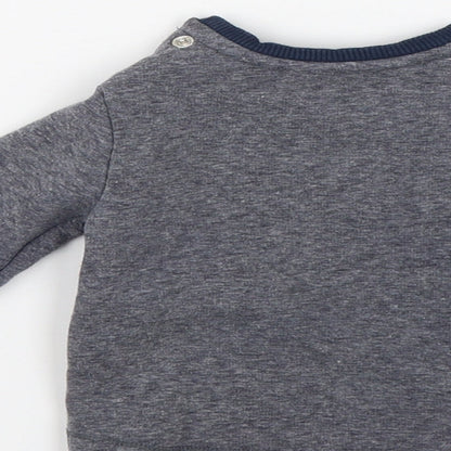 George Baby Grey   Pullover Jumper Size 3-6 Months  - Dinosaur