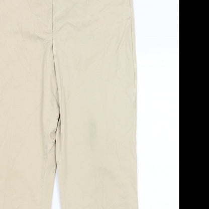 Lands End Womens Beige   Trousers  Size 10 L28 in