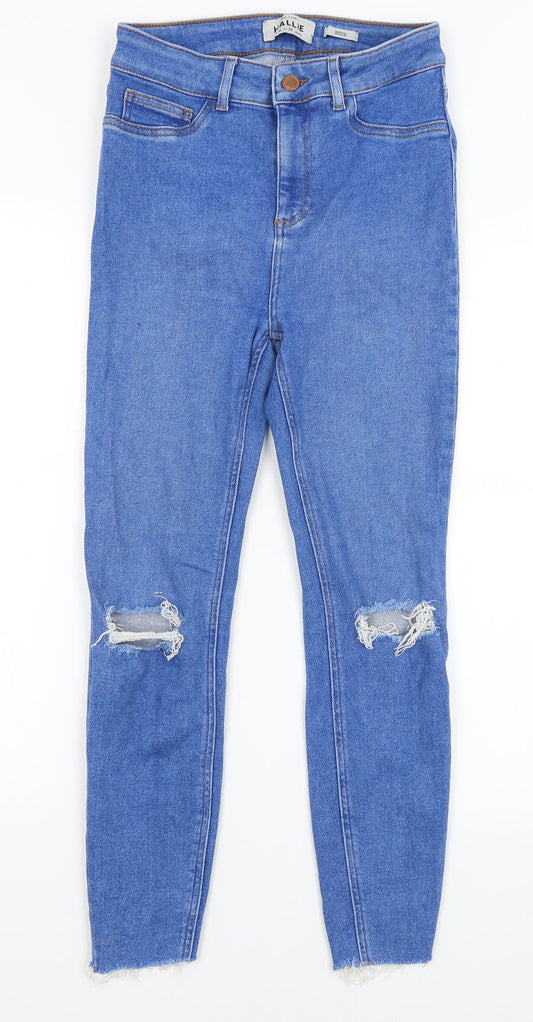 New Look Womens Blue   Capri Jeans Size 10 L25 in
