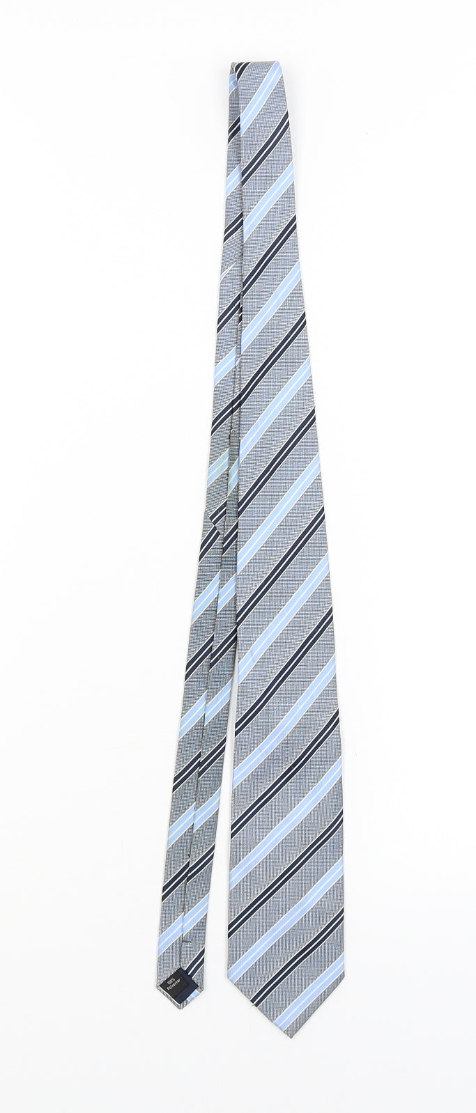 George Mens Blue Striped   Tie One Size