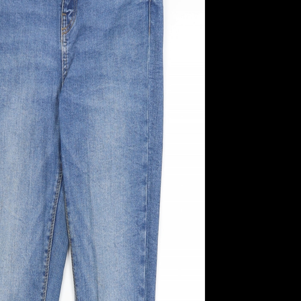 Denim Co Womens Blue   Capri Jeans Size 10 L23 in