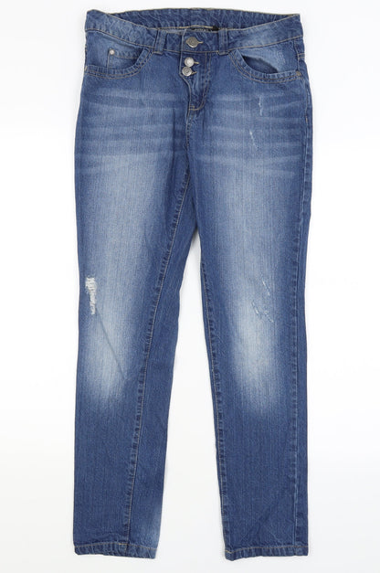 ESMARA Womens Blue   Straight Jeans Size 10 L28 in