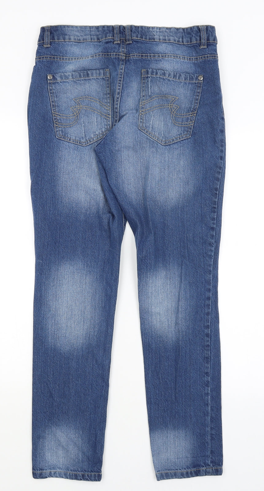 ESMARA Womens Blue   Straight Jeans Size 10 L28 in