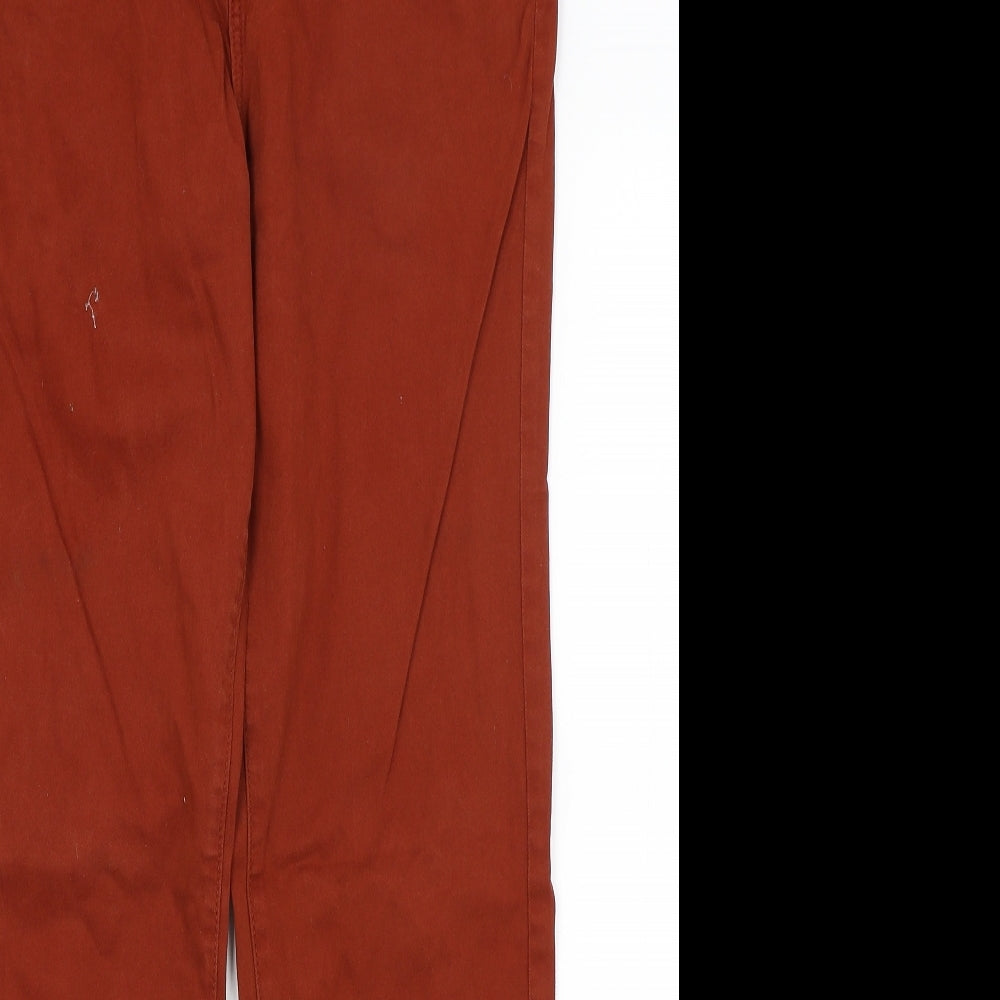 TU Womens Red   Straight Jeans Size 10 L29 in