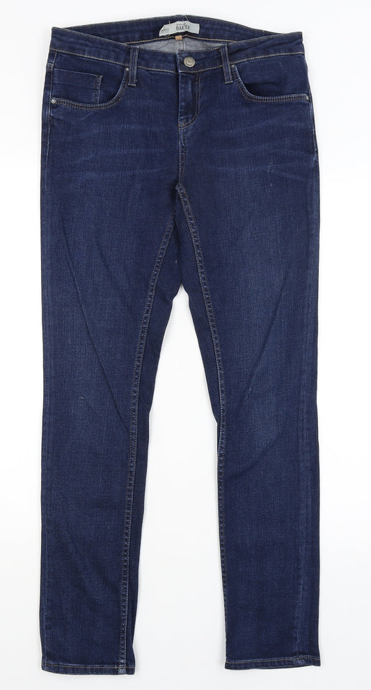 Topshop Womens Blue   Straight Jeans Size 30 in L29 in