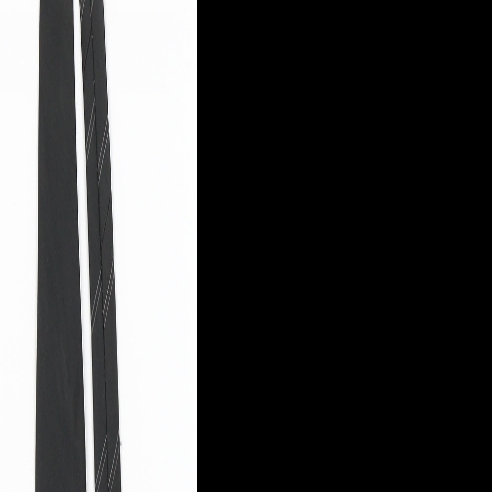 Jose Piscador Mens Black Striped  Pointed Tie One Size
