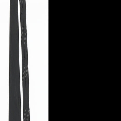 Jose Piscador Mens Black Striped  Pointed Tie One Size