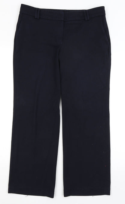 Womens UK Size 12 NEXT Regular Fit Dress Pants Blue Trousers
