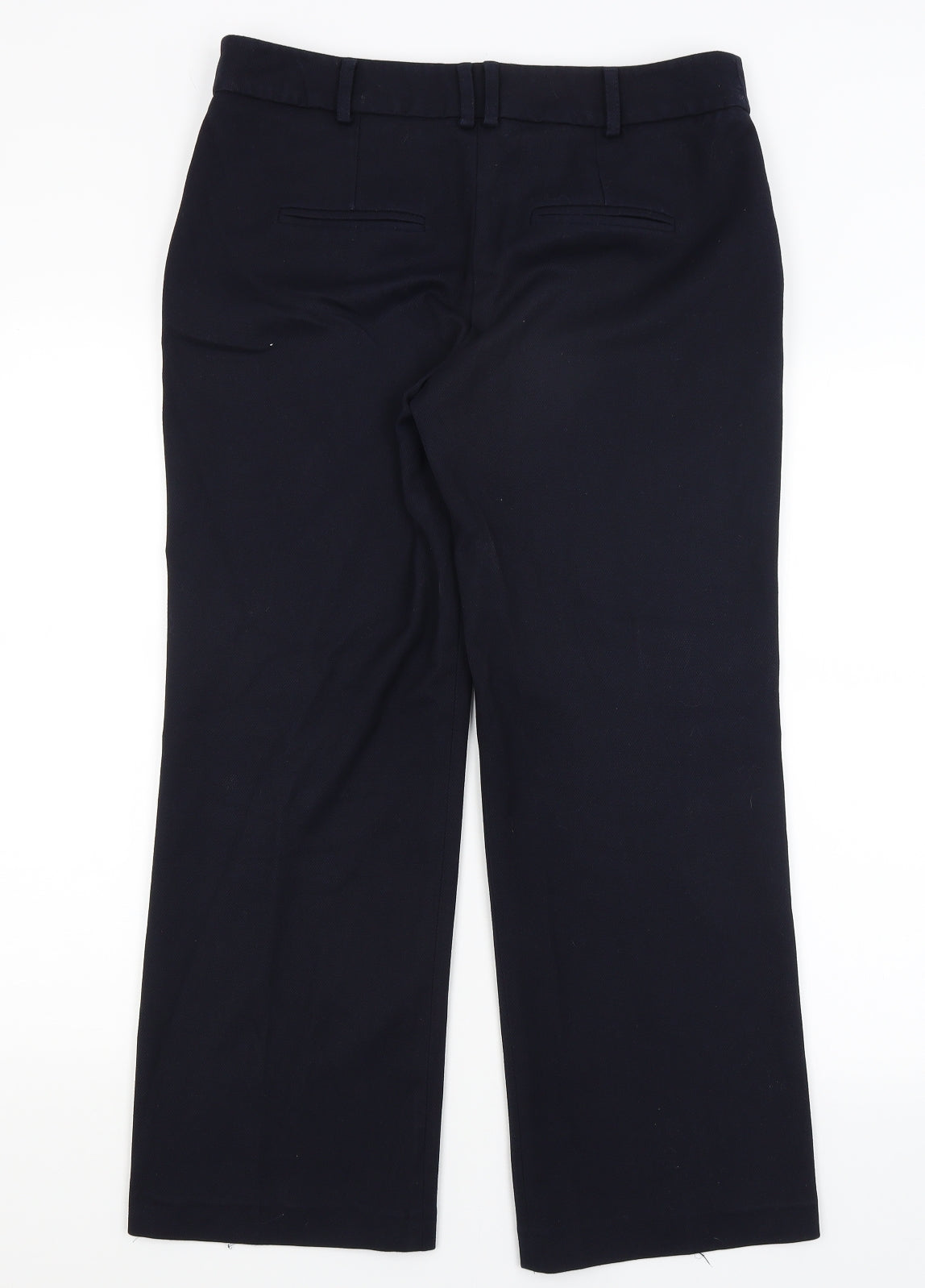Womens UK Size 12 NEXT Regular Fit Dress Pants Blue Trousers