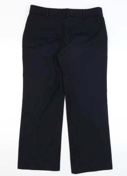 Womens UK Size 12 NEXT Regular Fit Dress Pants Blue Trousers
