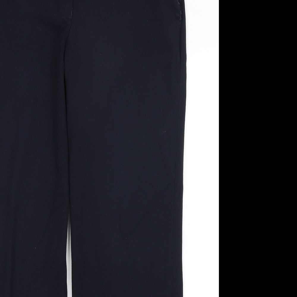Womens UK Size 12 NEXT Regular Fit Dress Pants Blue Trousers