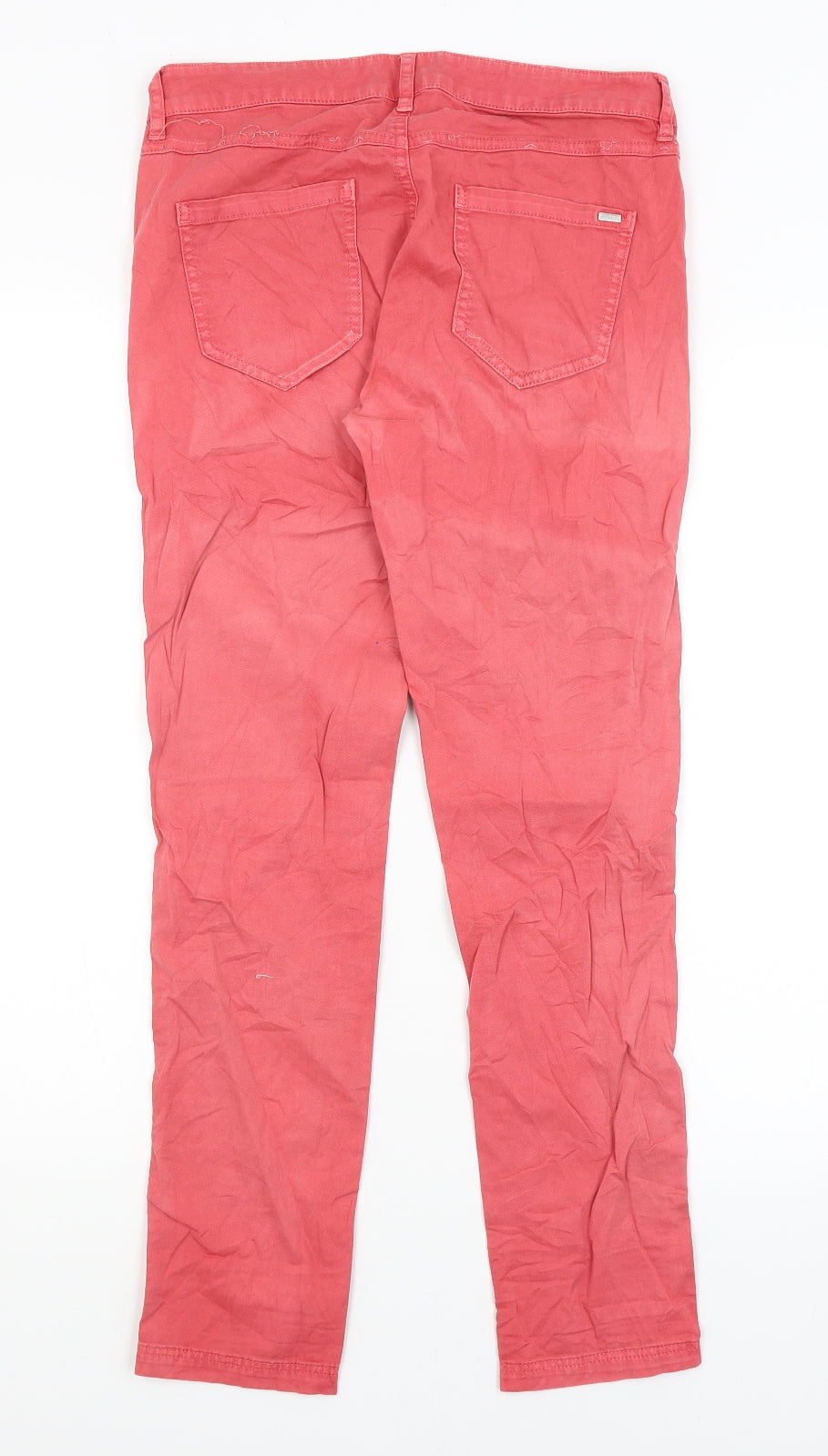 Womens UK Size 6 MNG Regular Fit Skinny Red Jeans