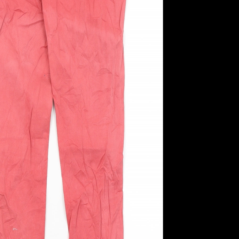 Womens UK Size 6 MNG Regular Fit Skinny Red Jeans