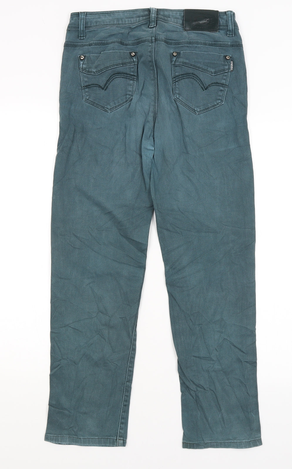 Womens UK Size 31 in Sunbird Regular Fit Straight Blue Jeans