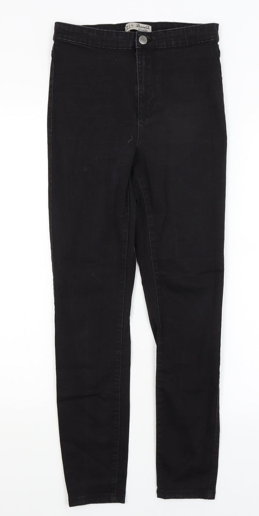Denim Co Womens Black   Skinny Jeans Size 10 L26 in