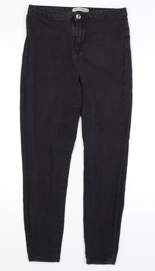 Denim Co Womens Black   Skinny Jeans Size 12 L26 in